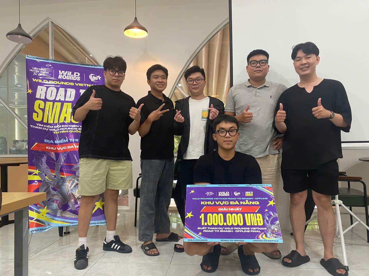 Đội vô địch vòng offline Đà Nẵng nhận bảng thưởng Road to Smash 2026