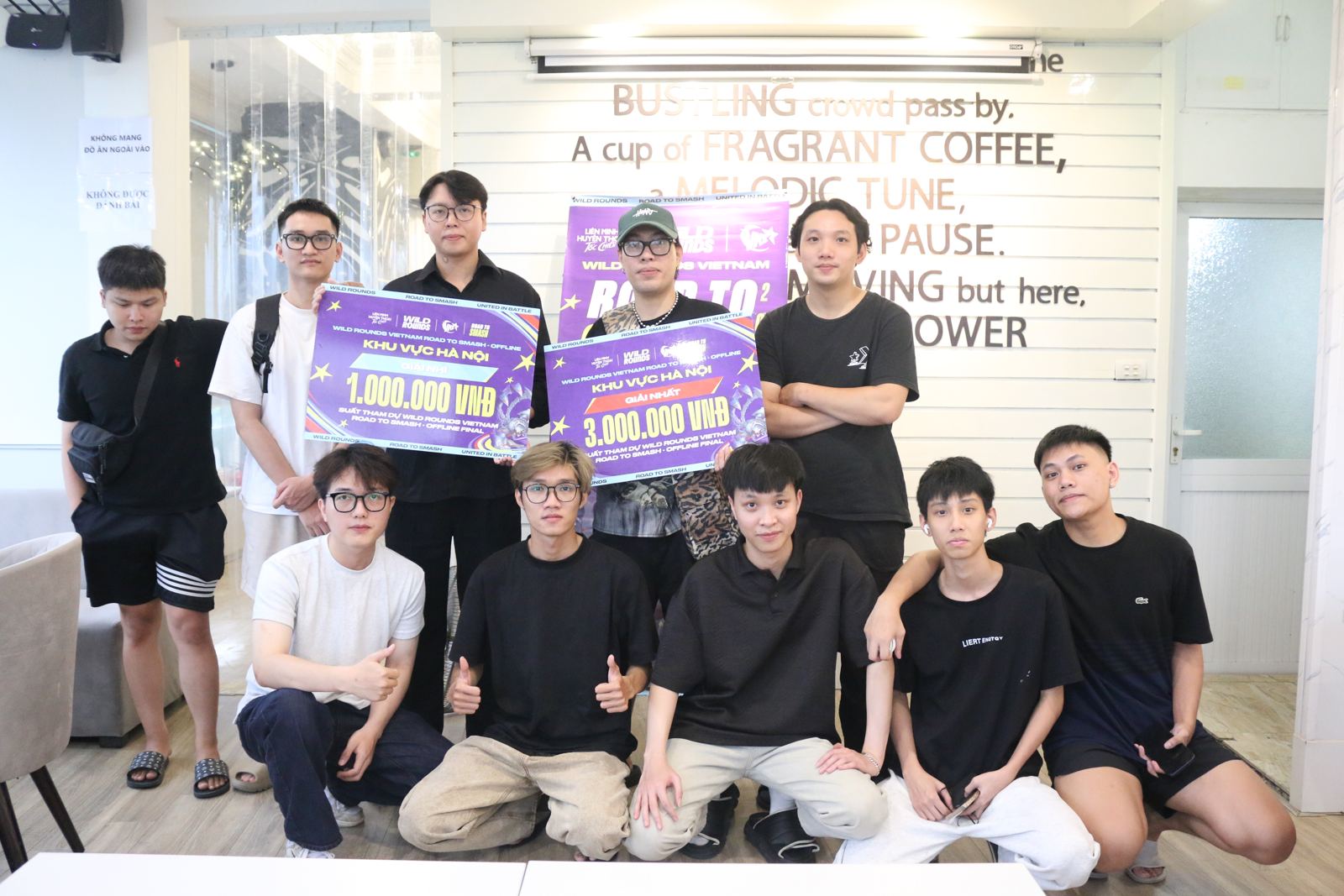 Các đội tuyển nhận giải tại vòng offline Hà Nội của Road to Smash 2026