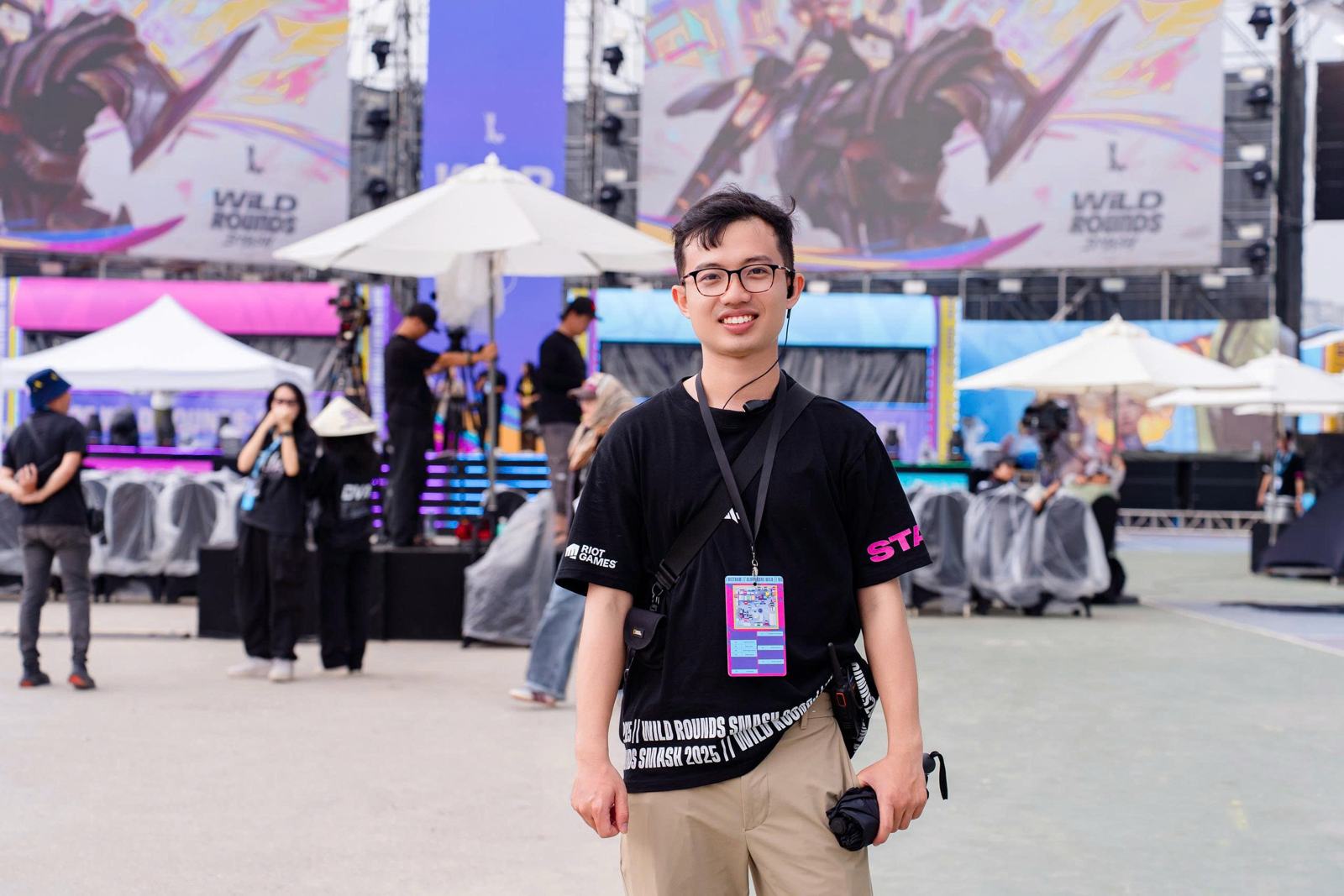 Tom tại khu sự kiện ngoài trời Wild Rounds Smash 2025 Việt Nam